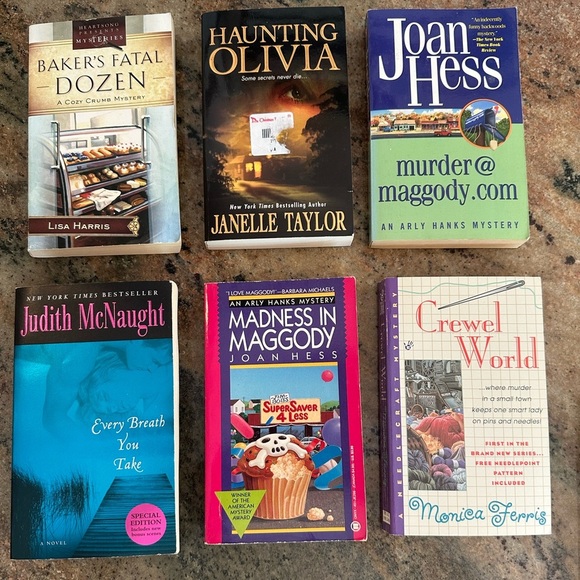 6 book bundle for $10 variety pack good to excellent condition, all 6 pictured - Picture 1 of 1
